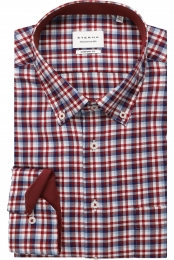 ETERNAOverhemdwijnroodRuit