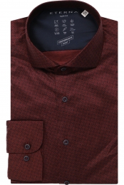 ETERNAPerformanceOverhemdwijnroodBedrukt