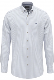 Fynch-HattonOverhemdKristalblauwGestreept