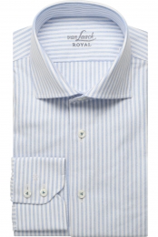 vanLaackOverhemdblauwGestreept