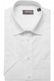 LeonardobyJupiterOverhemdKortemouwwit