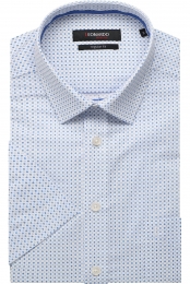 LeonardobyJupiterOverhemdKortemouwlichtblauw