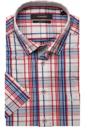 LeonardobyJupiterOverhemdKortemouwrood