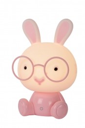 LucideDODORABBIT-TafellampKinderkamer-LED3StepDim-1x3W4000K-Roze