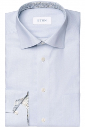 ETONOverhemdlichtblauwEffen