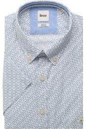 BraxLinnenOverhemdskyBedrukt