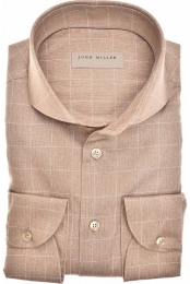 JohnMillerOverhemdbruinRuit