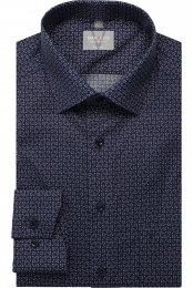 MarvelisOverhemddonkerblauwBedrukt