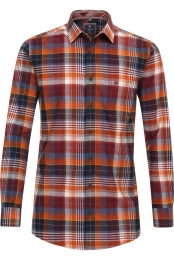 RedmondCasualFlanellenOverhemdroodRuit