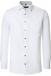 CasaModaOverhemdwitFaux-uni