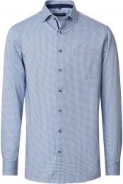 CasaModaOverhemdblauwBedrukt