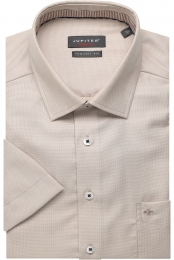 JupiterOverhemdKortemouwbeige