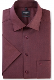 OLYMPLuxorOverhemdKortemouwkoraal