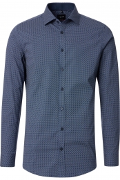 VentiOverhemdblauwBedrukt