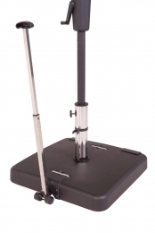 UniverseleStokparasolvoetMadison50kgLuxeBlackmettrekstokgeschiktvoorallestokparasols-Madison