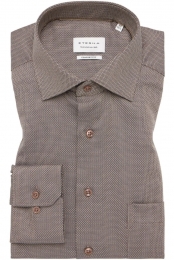 ETERNAOverhemdbeige-bruinGestructureerd