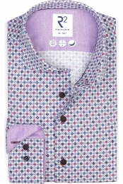 R2AmsterdamOverhemdpaarsBedrukt