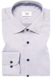 ETERNA1863OverhemdstaalgrijsEffen