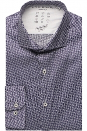 ETERNAPerformanceOverhemdmarineBedrukt