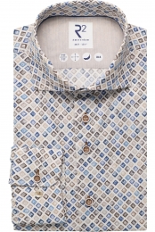 R2AmsterdamOverhemdML6vanaf68CMblauwbruin