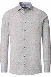 CasaModaOverhemdblauwBedrukt