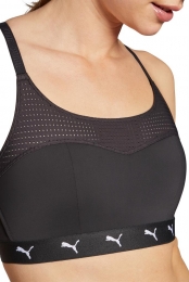 PumaPaddedSportTopDamesZwart-XL
