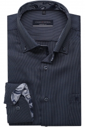 CasaModaOverhemdblauwFaux-uni