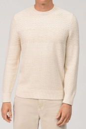 OLYMPCasualTruirondehalsgebrokenwitEffen