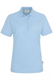 HAKRO218DamesPoloshirtijsblauwEffen