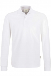 HAKRO820PoloshirtlangemouwwitEffen