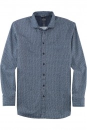 OLYMPCasualOverhemdmarineMotief