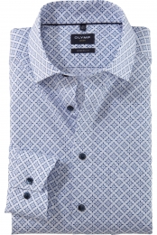 OLYMPLuxorOverhemdwitBedrukt