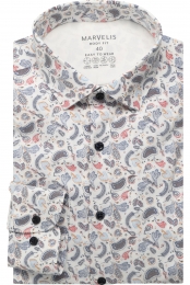 MarvelisPerformanceOverhemdwitroodBedrukt