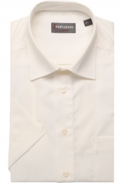 LeonardobyJupiterOverhemdKortemouwbeige