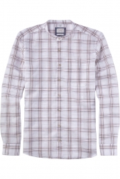 OLYMPLevelFiveSmartCasualLinnenOverhemdbruinRuit