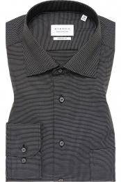 ETERNAOverhemdzwartGestructureerd