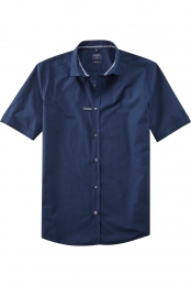 OLYMPCasualOverhemdKortemouwmarine