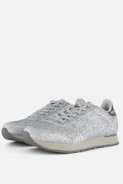 WodenYdunIconSneakersglittergrijsTextiel