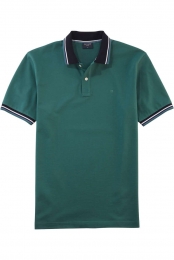OLYMPCasualPoloshirtKortemouwkristalgroen