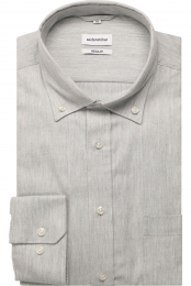 SeidenstickerOverhemdlichtgrijsEffen