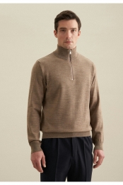 SeidenstickerTruiritssluitingbeigeEffen