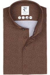 R2AmsterdamJerseyshirtbruinGestreept