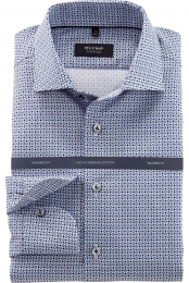 OLYMPSIGNATUREOverhemdblauwBedrukt