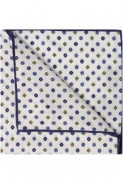 OLYMPSIGNATUREPochetblauwgeelwitMotief