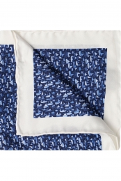 OLYMPSIGNATUREPochetdonkerblauwwitMotief