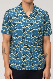 OLYMPCasualOverhemdKortemouwmarine