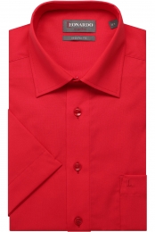 LeonardobyJupiterOverhemdKortemouwrood