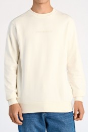 LindberghSweatshirtrondehalsbeigeBedrukt