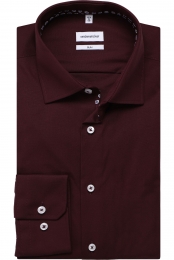 SeidenstickerOverhemddonkerroodEffen