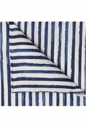 OLYMPSIGNATUREPochetdonkerblauwwitGestreept